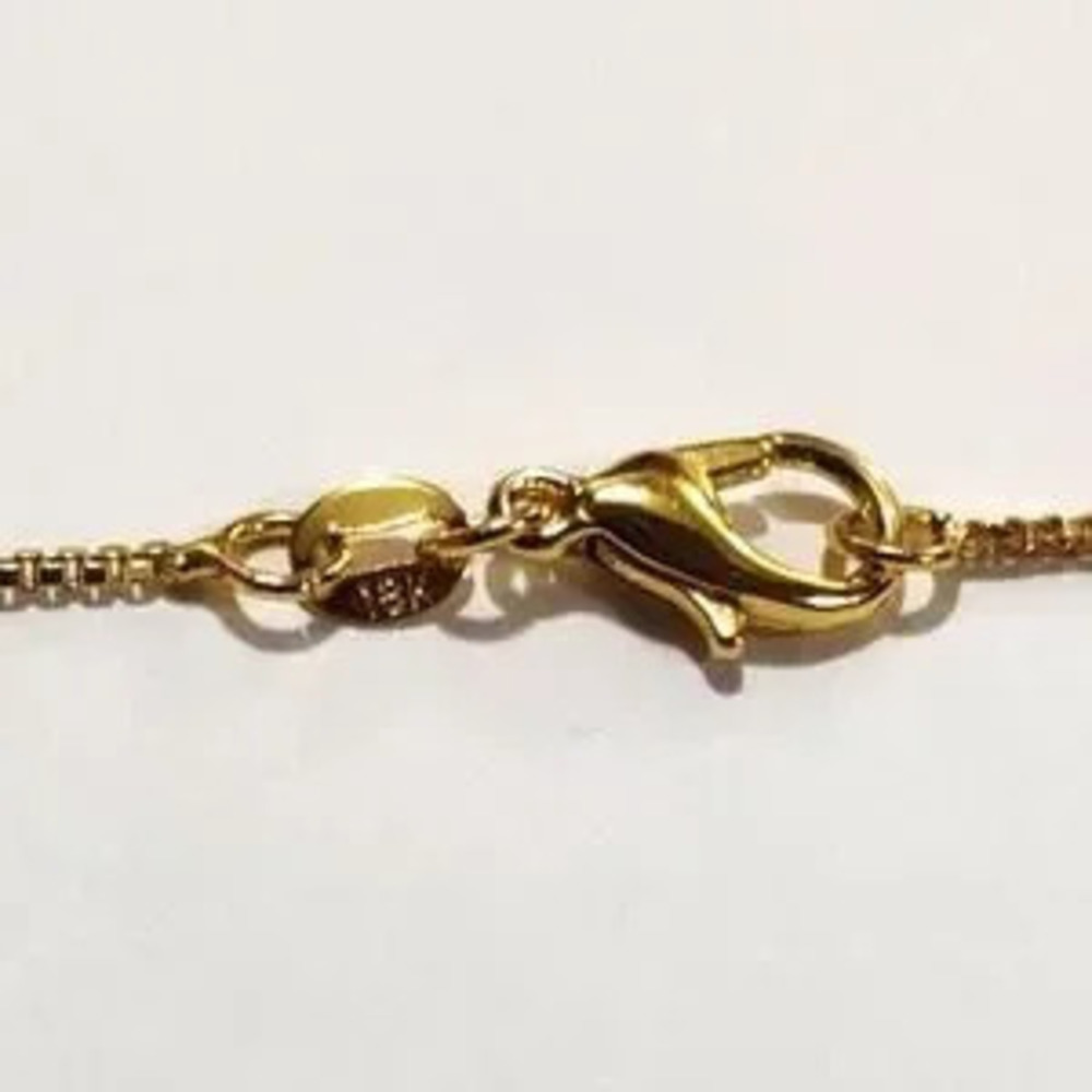 18k Gold Plated Cross Necklace Crown Thorns Cross Christian Valentines Gift NEW